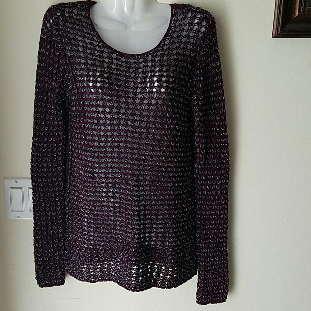 Tommy bahama rum berry sweater
